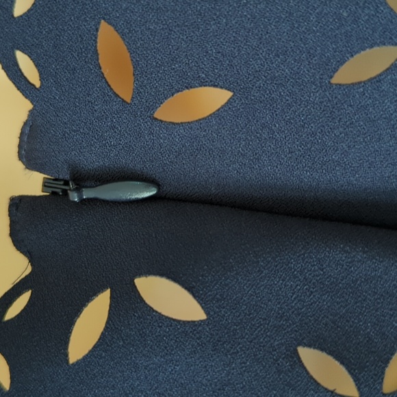 J. Crew Laser Cut Out Floral Sheath Dress 2 - Picture 9 of 16